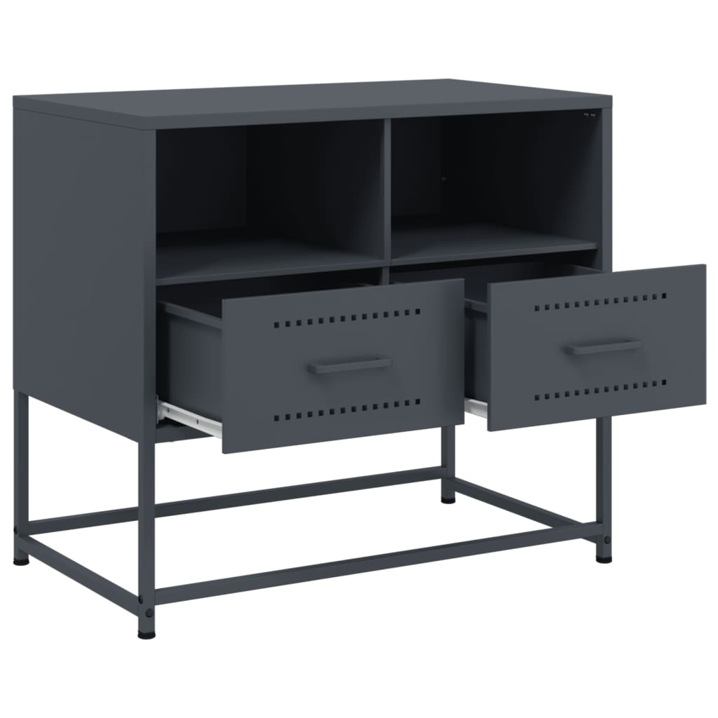 TV ormarić antracit 68x39x60,5 cm čelik
