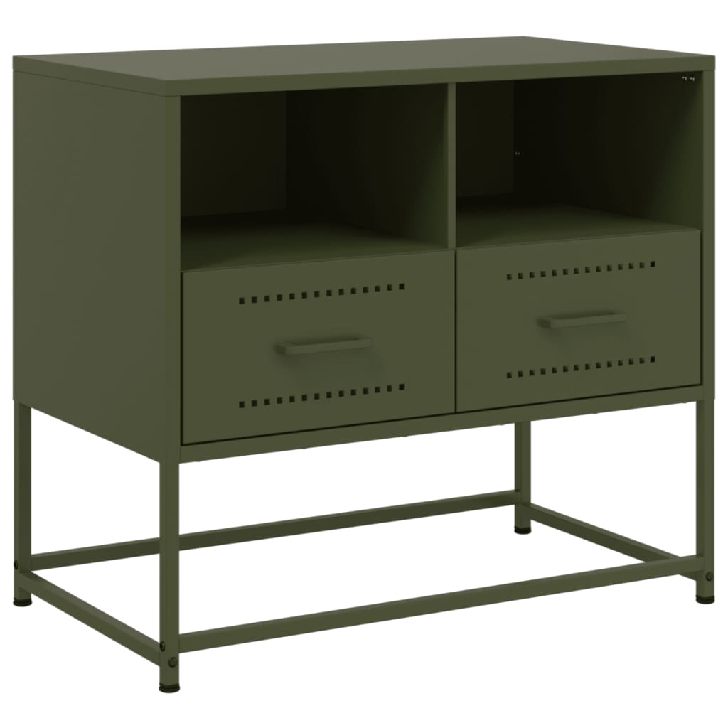 TV ormarić maslinastozeleni 68x39x60,5 cm čelični