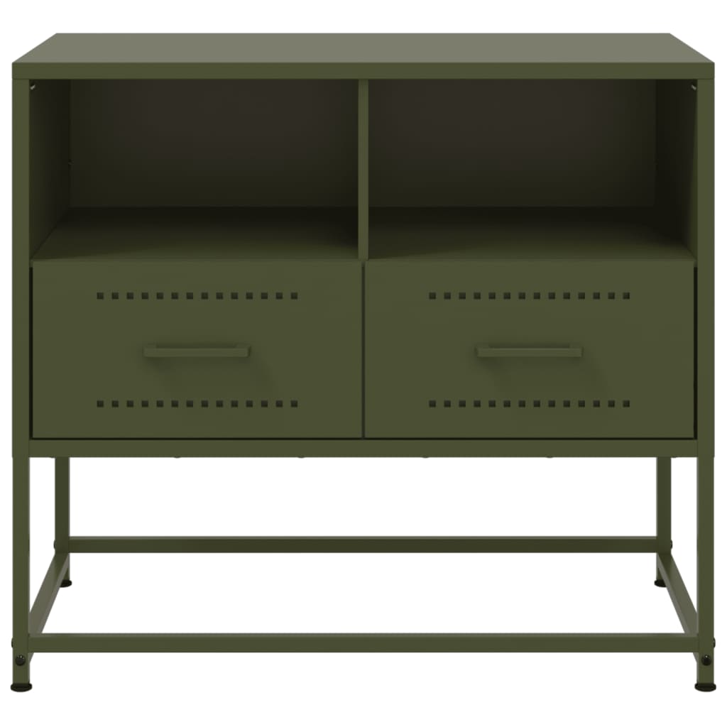 TV ormarić maslinastozeleni 68x39x60,5 cm čelični
