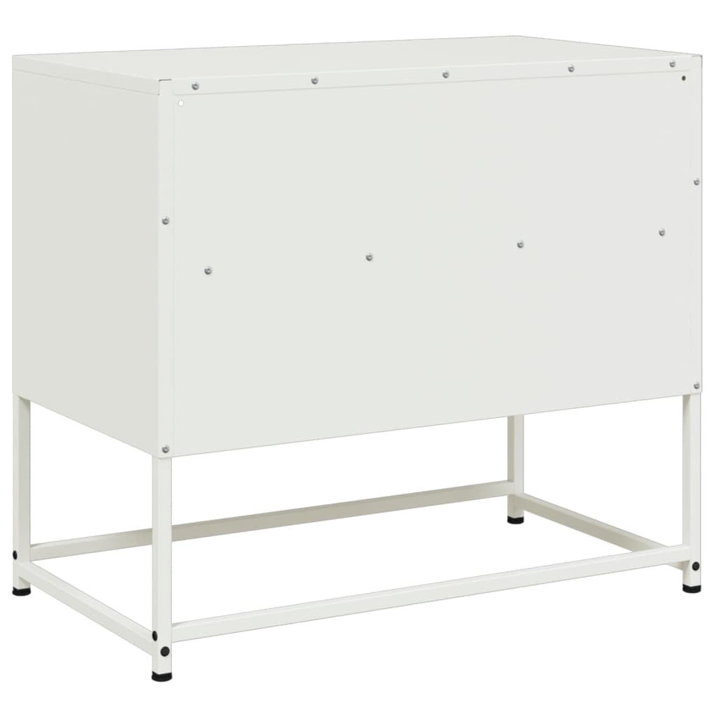 TV ormarić crni 68x39x60,5 cm bijeli