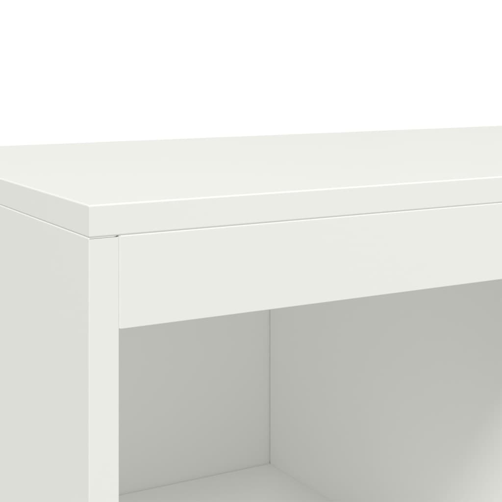 Visoka komoda bijela 68x39x111,5 cm od čelika