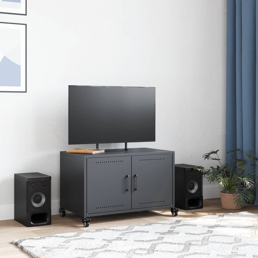 TV ormarić antracit 68x39x43,5 cm čelik