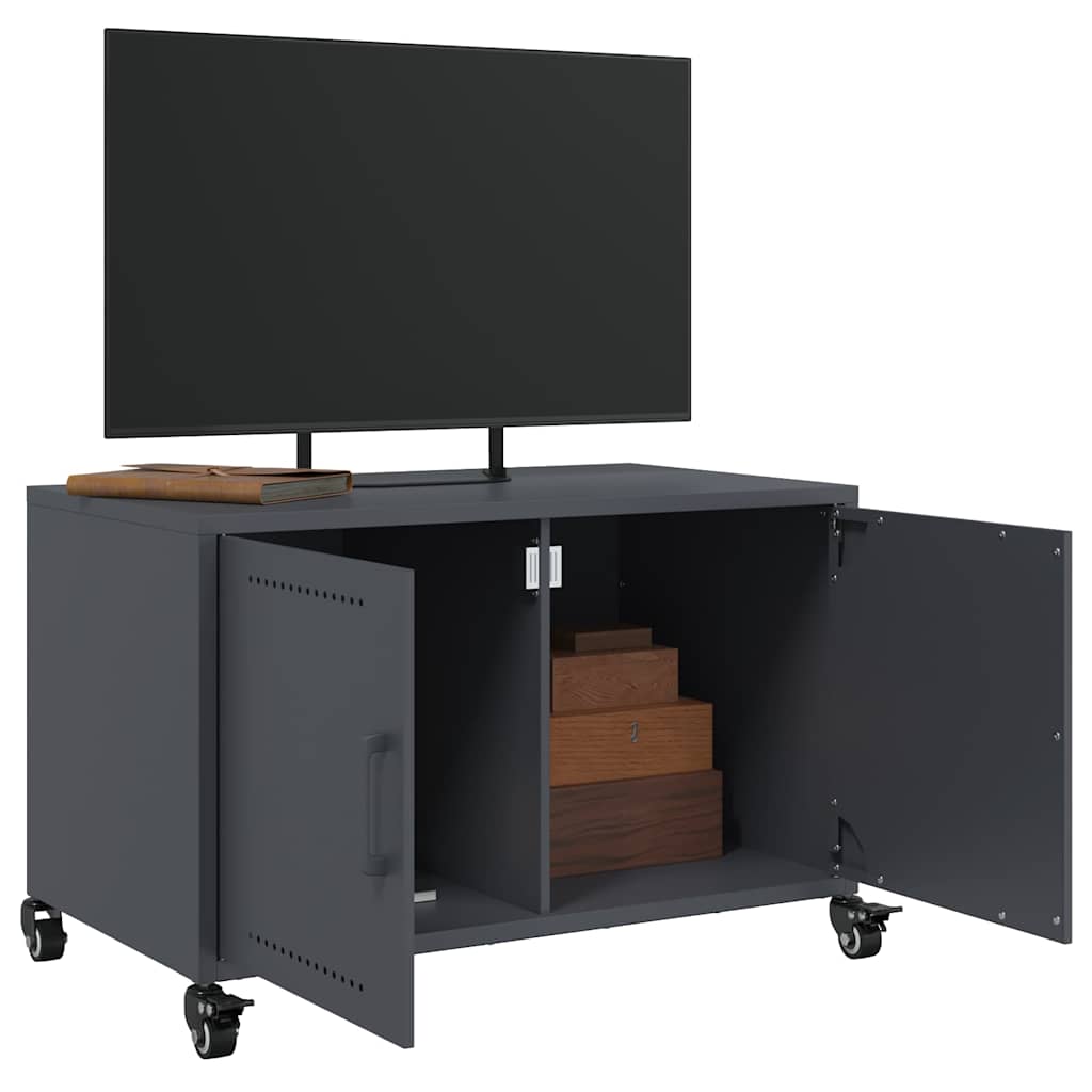 TV ormarić antracit 68x39x43,5 cm čelik