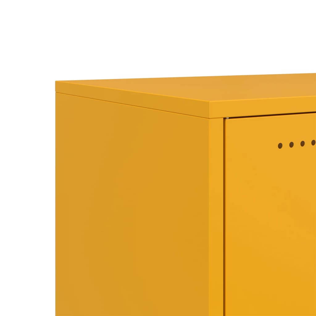 TV ormarić boja senfa 100,5 x 39 x 43,5 cm čelični