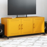 TV ormarić boja senfa 100,5 x 39 x 43,5 cm čelični