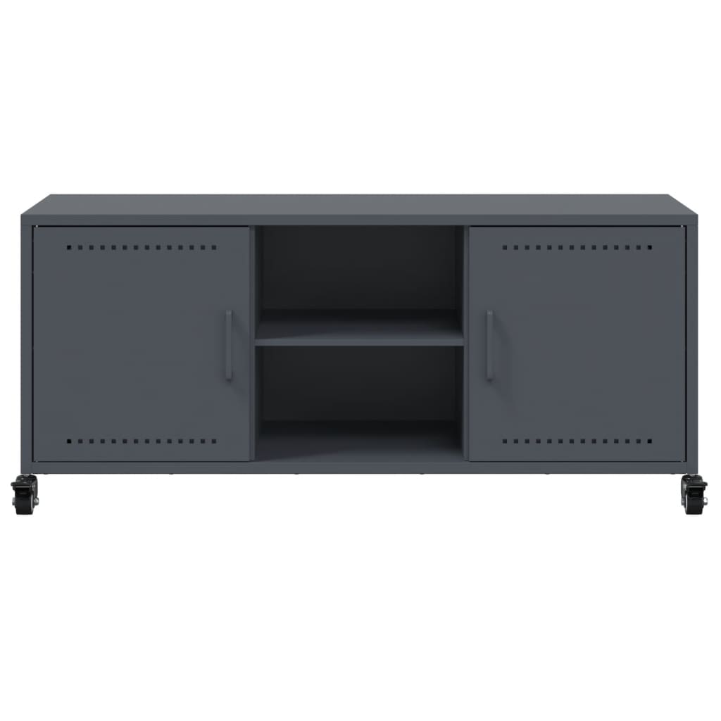 TV ormarić antracit 100,5 x 39 x 43,5 cm čelik