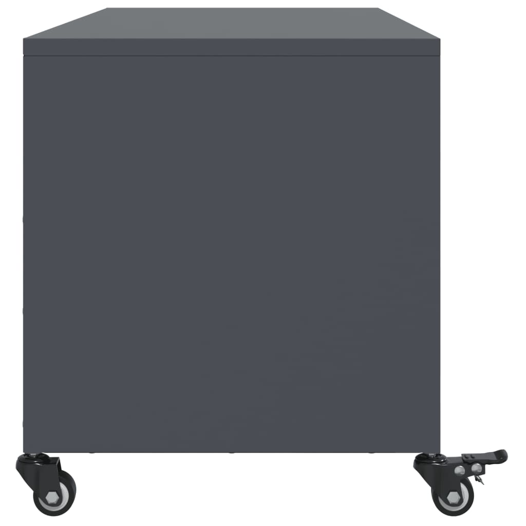 TV ormarić antracit 100,5 x 39 x 43,5 cm čelik
