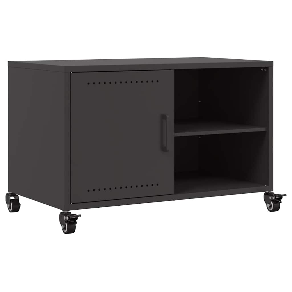 TV ormarić crni 68 x 39 x 43,5 cm čelik