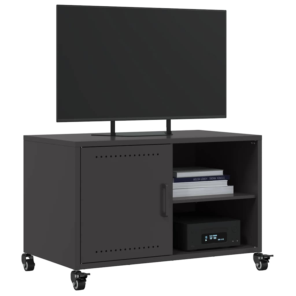 TV ormarić crni 68 x 39 x 43,5 cm čelik