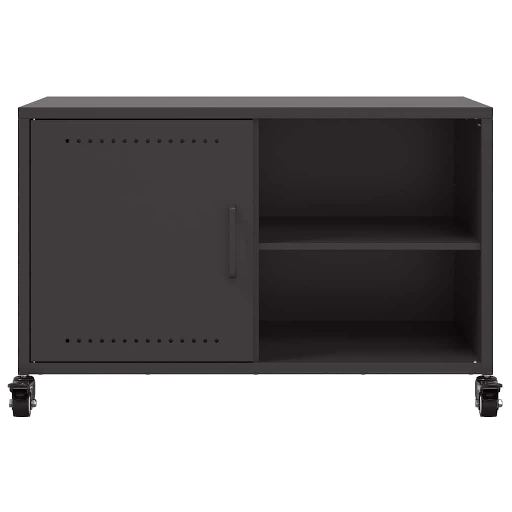 TV ormarić crni 68 x 39 x 43,5 cm čelik
