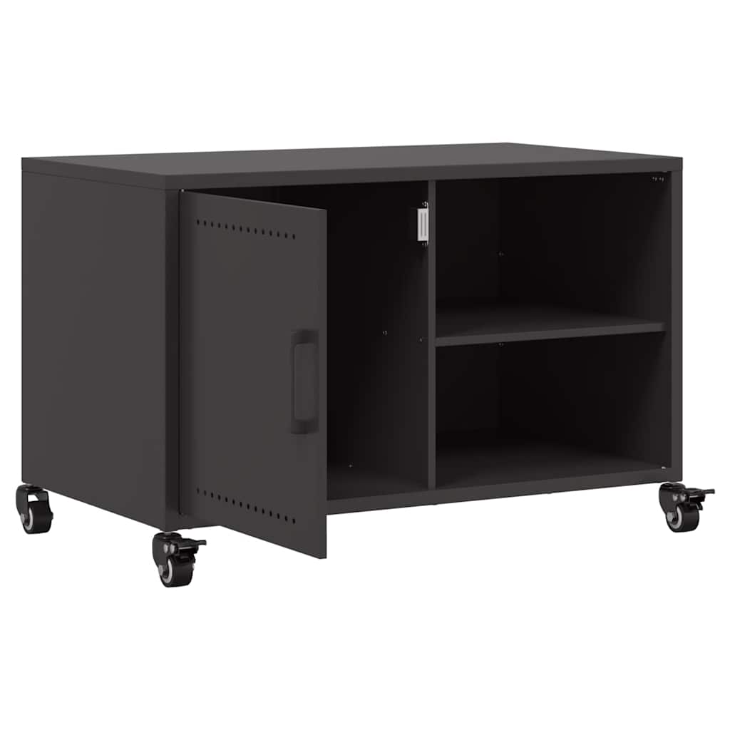 TV ormarić crni 68 x 39 x 43,5 cm čelik