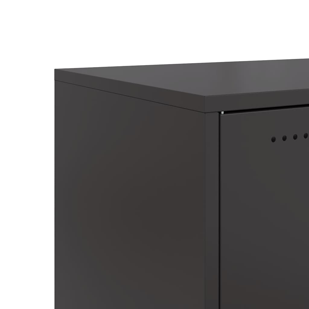 TV ormarić crni 68 x 39 x 43,5 cm čelik