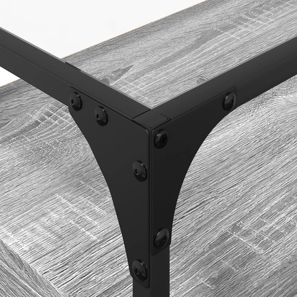TV ormarić sa staklenom površinom boja hrasta 60x35x51 cm drvo