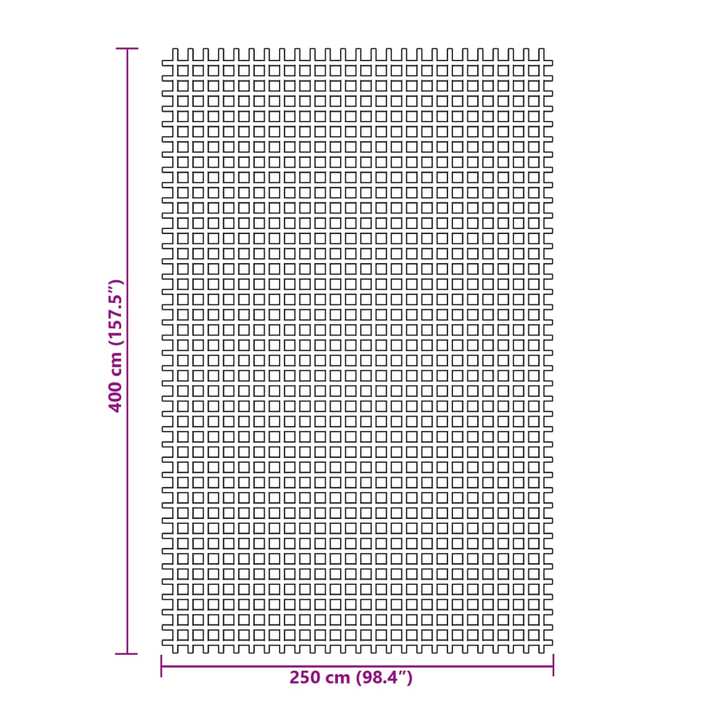 Tepih za šator plavi 4x2,5 m