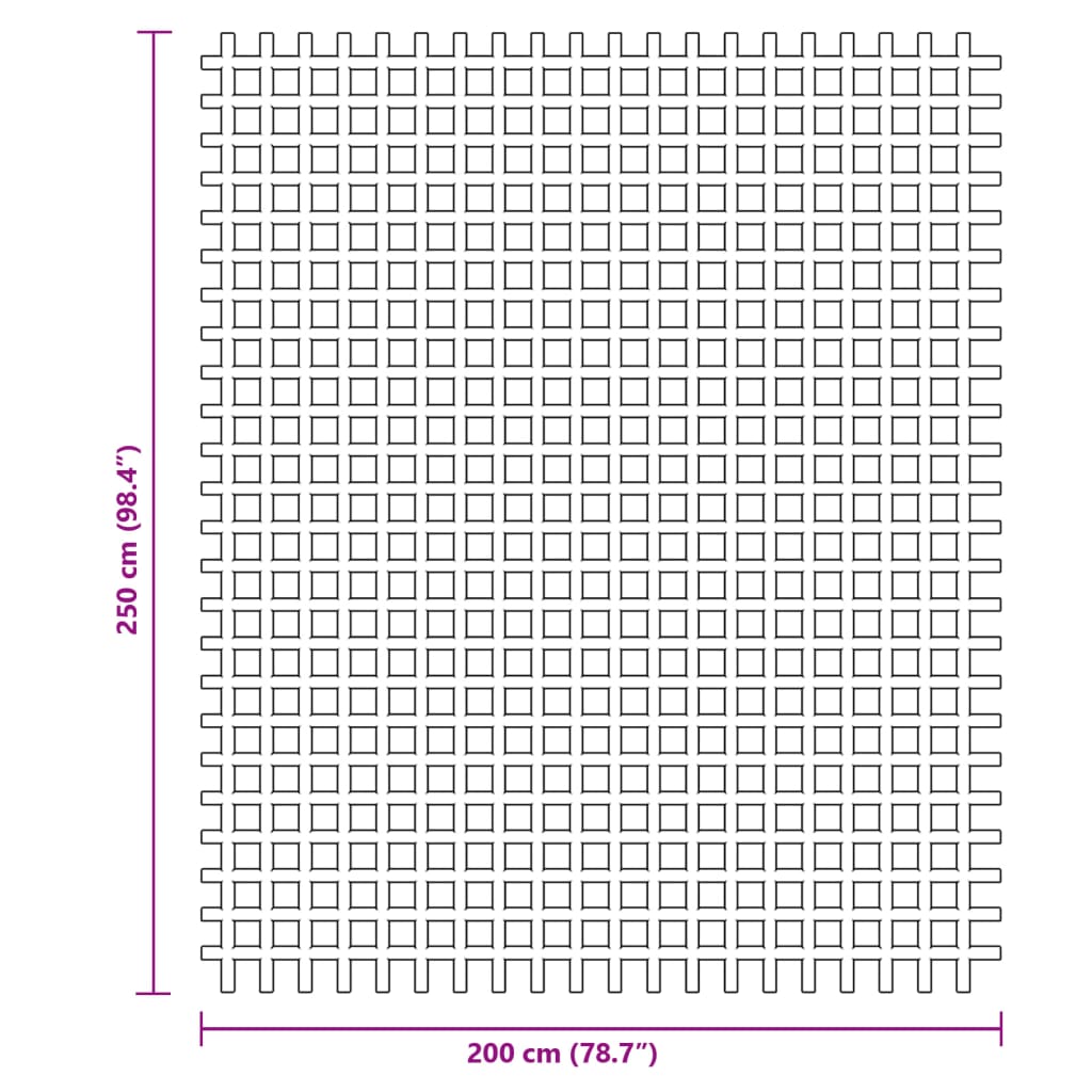 Tepih za šator zeleni 2,5x2 m