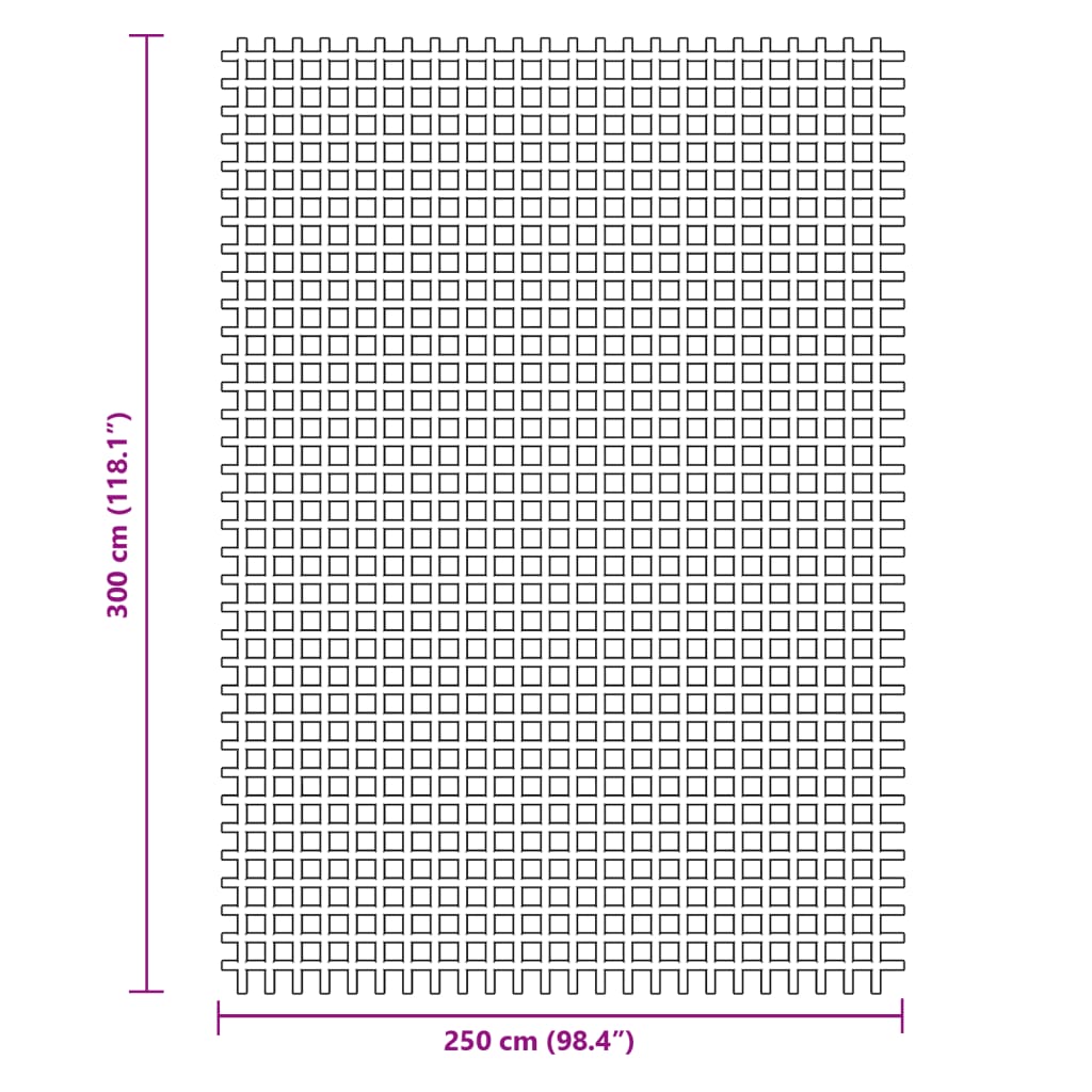Tepih za šator zeleni 3x2,5 m
