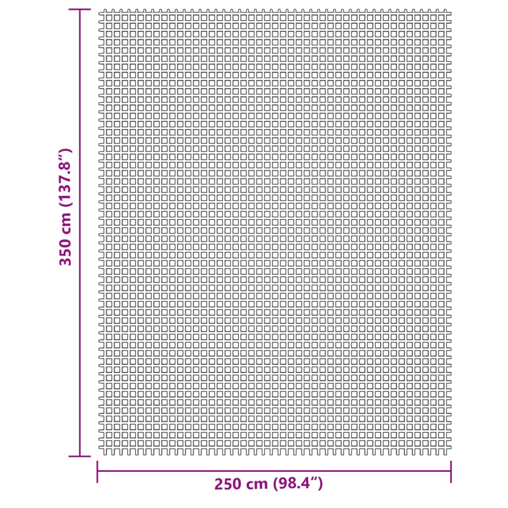 Tepih za šator krem 3,5x2,5 m