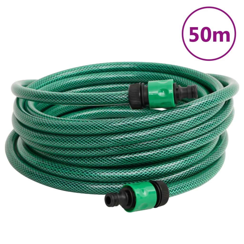 Samostojeći zeleni kolut za crijevo s crijevom od 50 m PVC