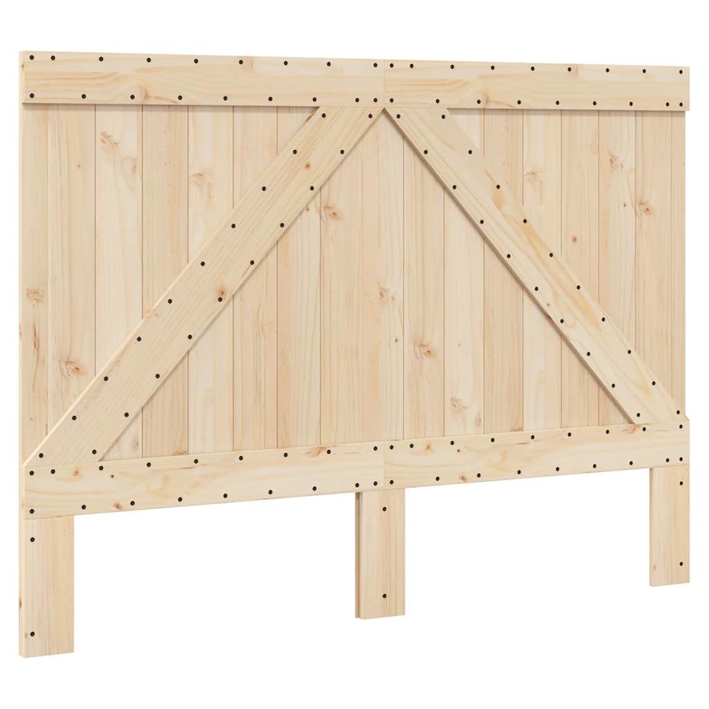 Okvir za krevet s uzglavljem 140x200 cm od masivne borovine