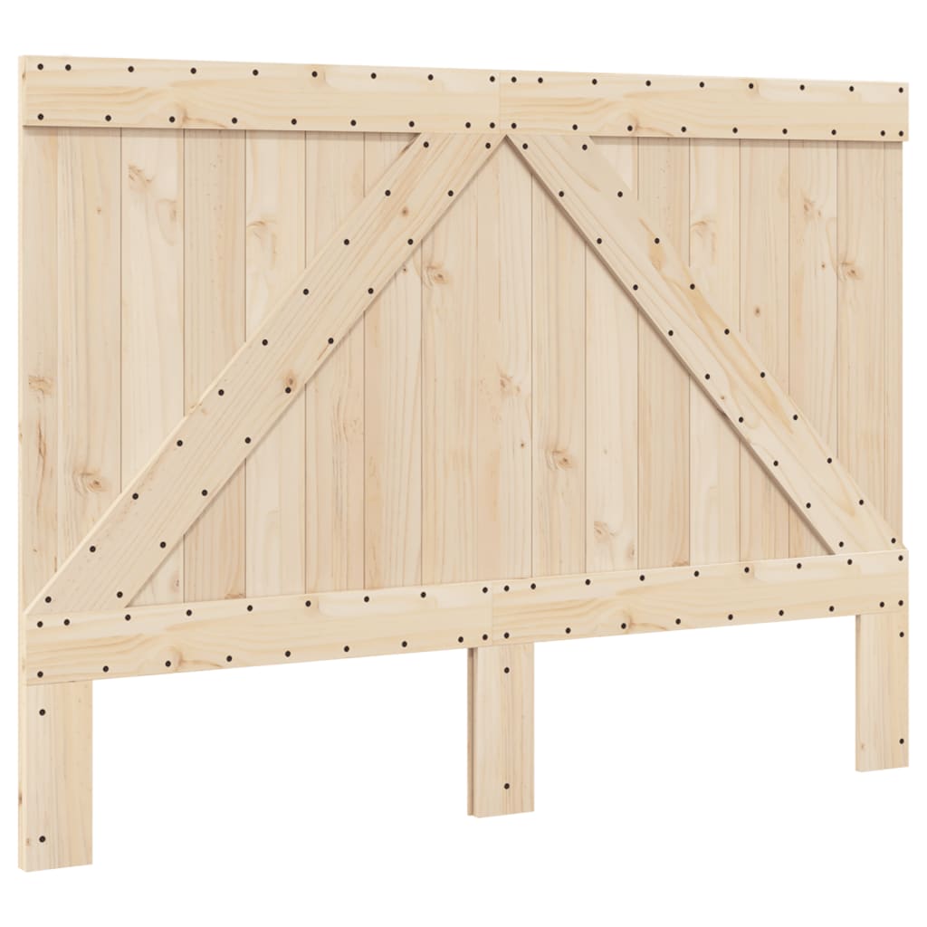 Okvir za krevet s uzglavljem 140x200 cm od masivne borovine