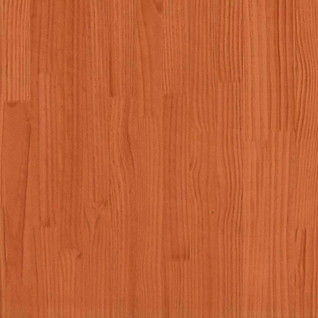 Stolić za kavu voštano smeđi 80x50x40 cm od masivne borovine