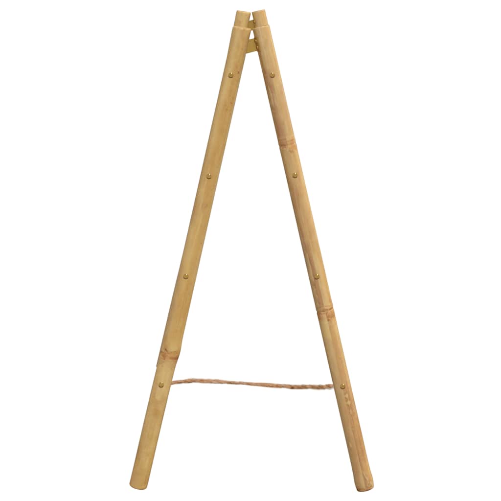 Dvostruke ljestve za ručnike s 4 prečke 90x50x100 cm od bambusa