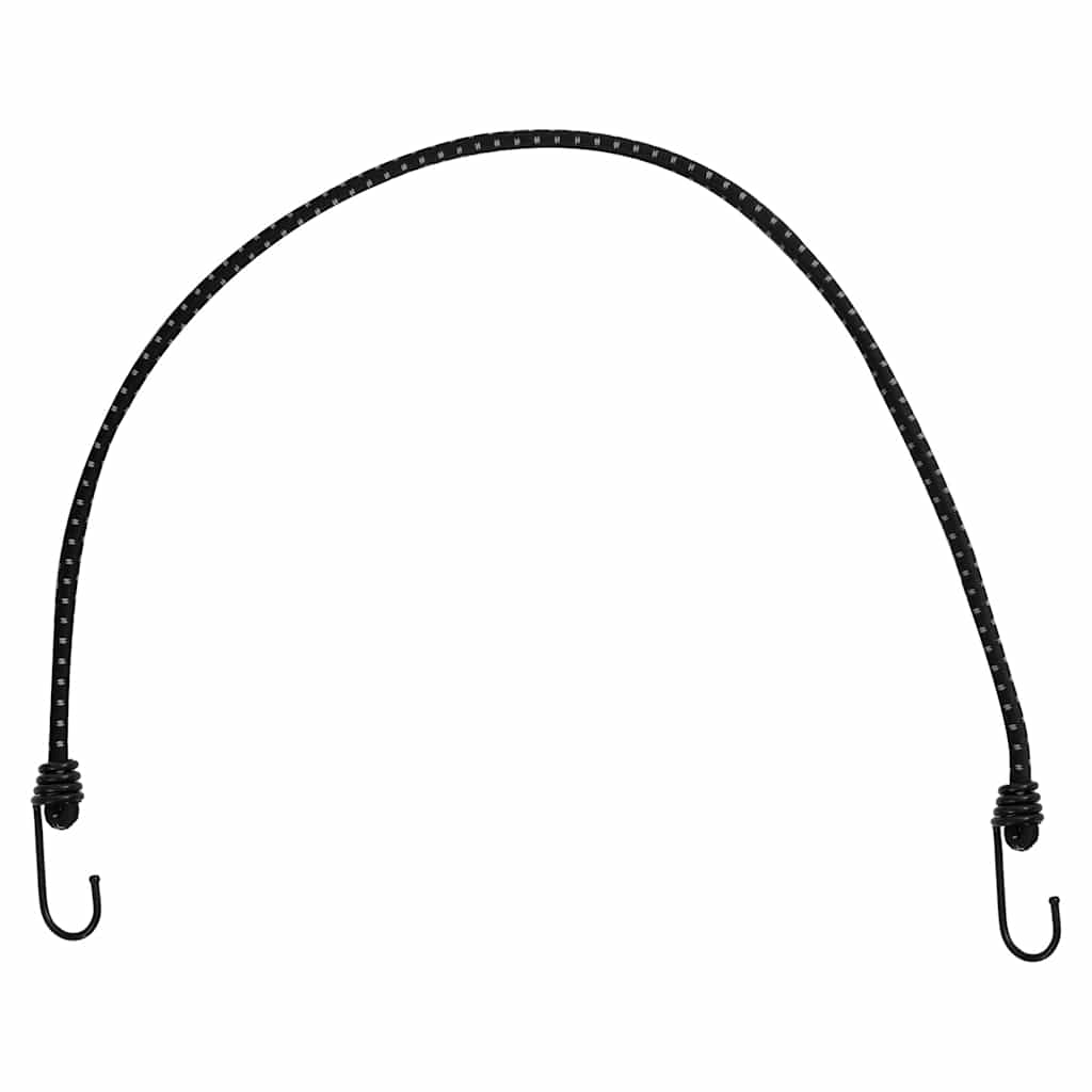 Užad za bungee s reflektirajućim prugama i kukama 50 kom 88 cm