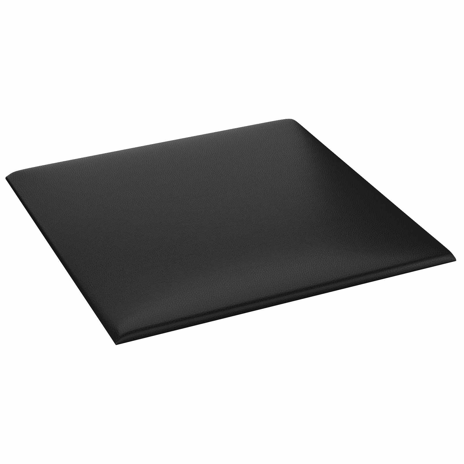 Zidna uzglavlja 12 pcs Crna 30 x 30 cm tkanina