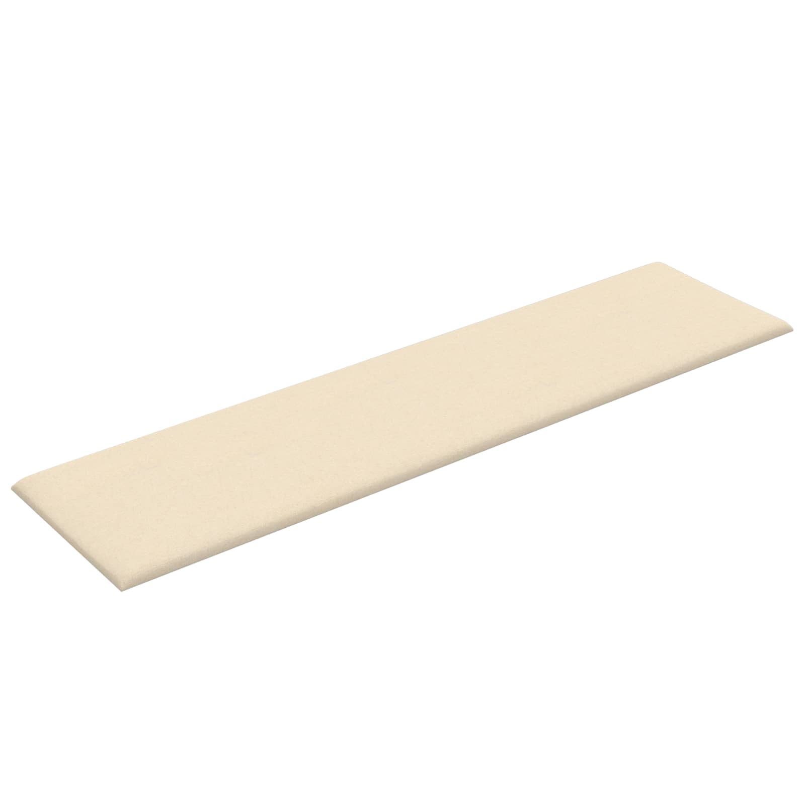 Zidna uzglavlja 12 pcs Krema 60 x 15 cm tkanina