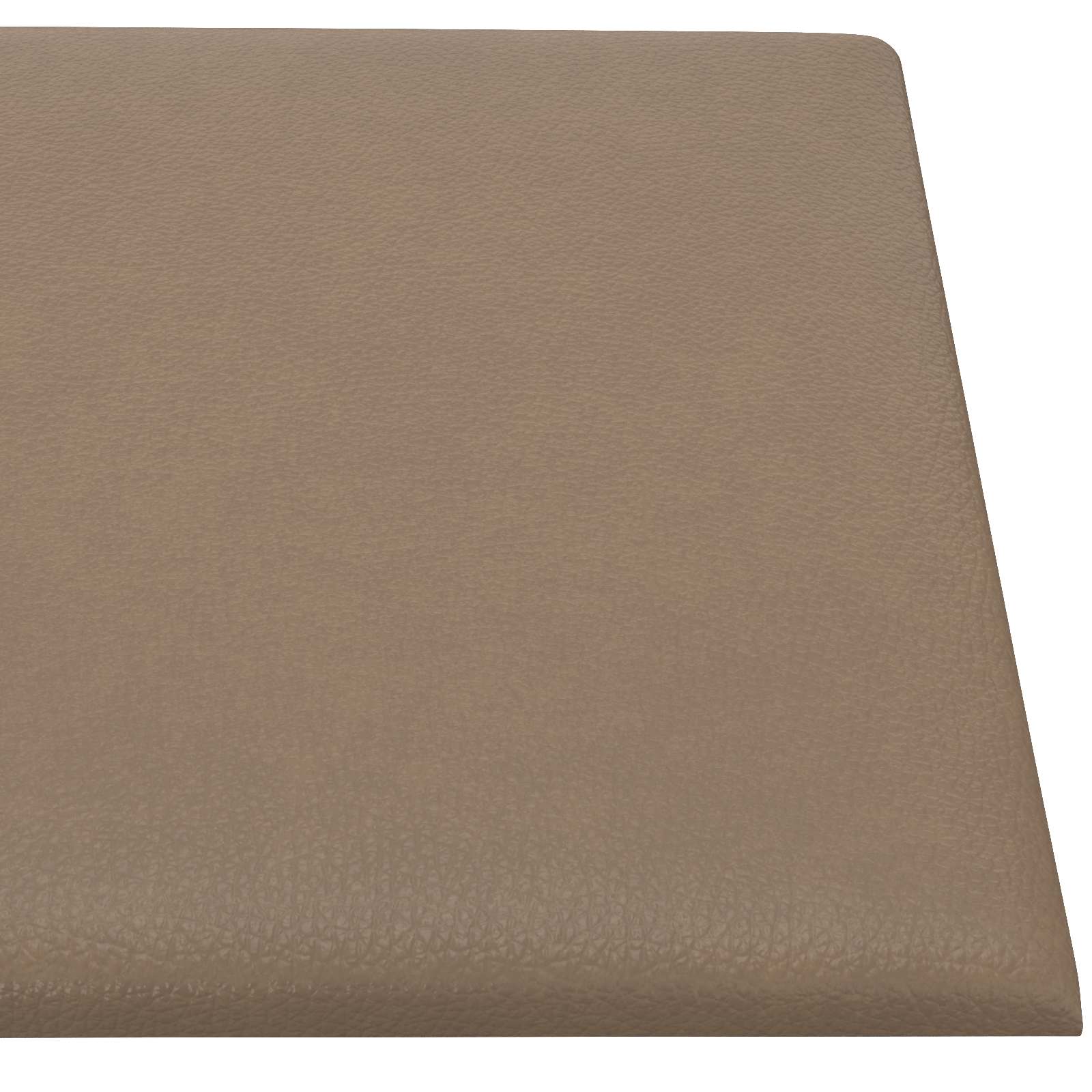 Zidna uzglavlja 12 pcs Boja cappuccina 90 x 15 cm tkanina