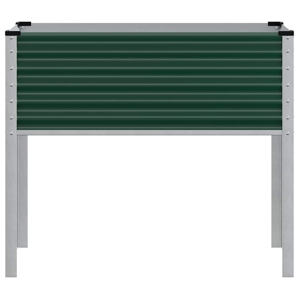 Vrtna žardinjera Zelena 100x45x90 cm Čelična