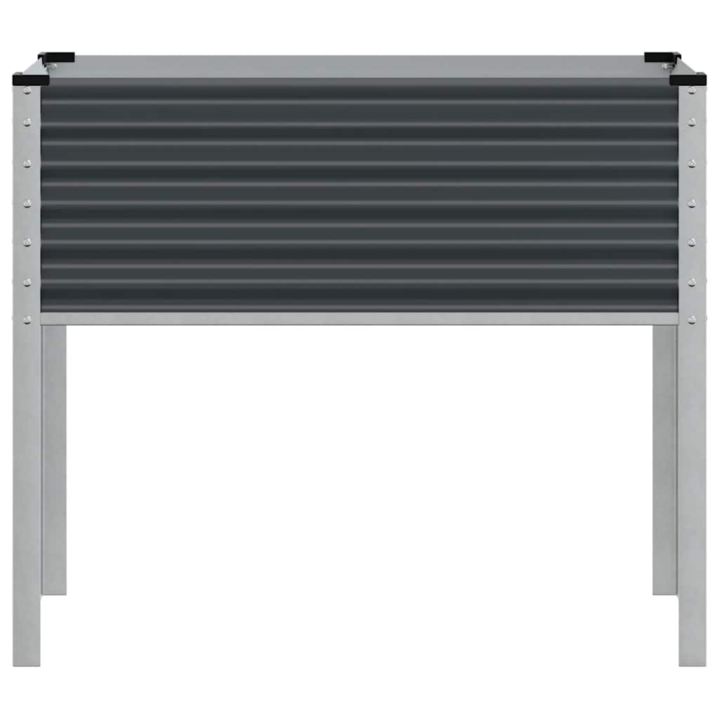 Vrtna žardinjera antracit 100x45x90 cm čelik