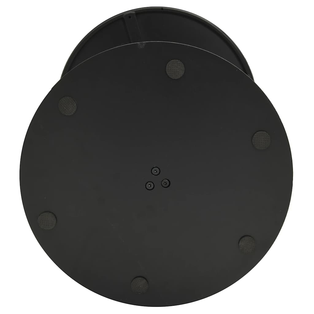 Vrtni stol okrugli crni Ø 60 x 105 cm čelični