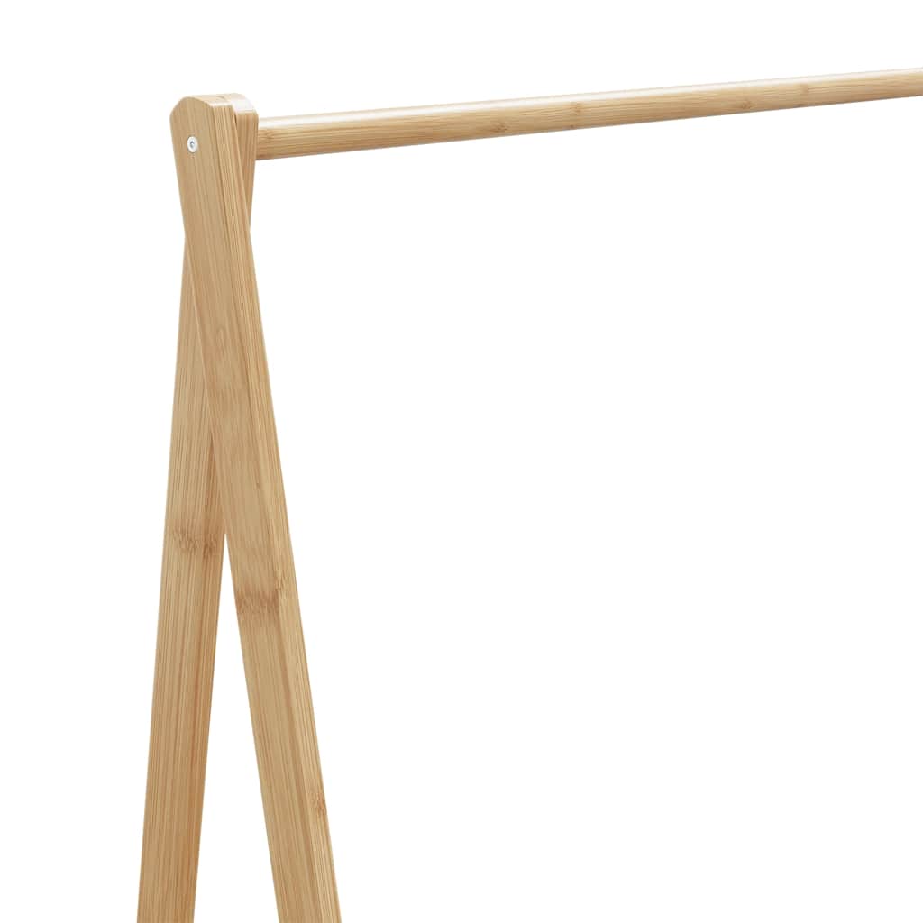 Stalak za odjeću s policama 106x34x102 cm od bambusa