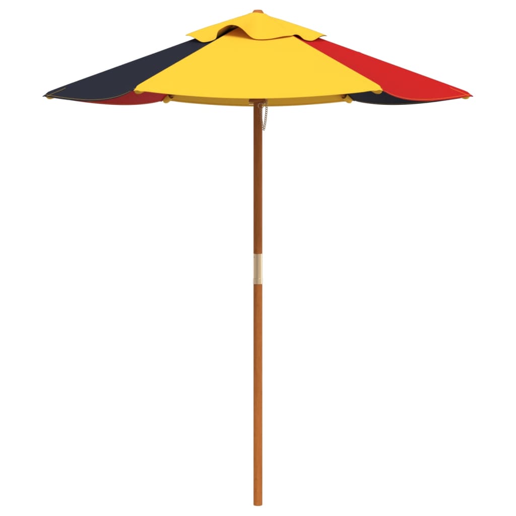 Vrtni suncobran za djecu s drvenim stupom Ø 120 x 140 cm
