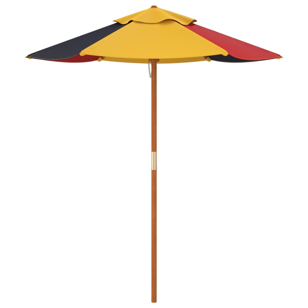 Vrtni suncobran za djecu s drvenim stupom Ø 120 x 140 cm