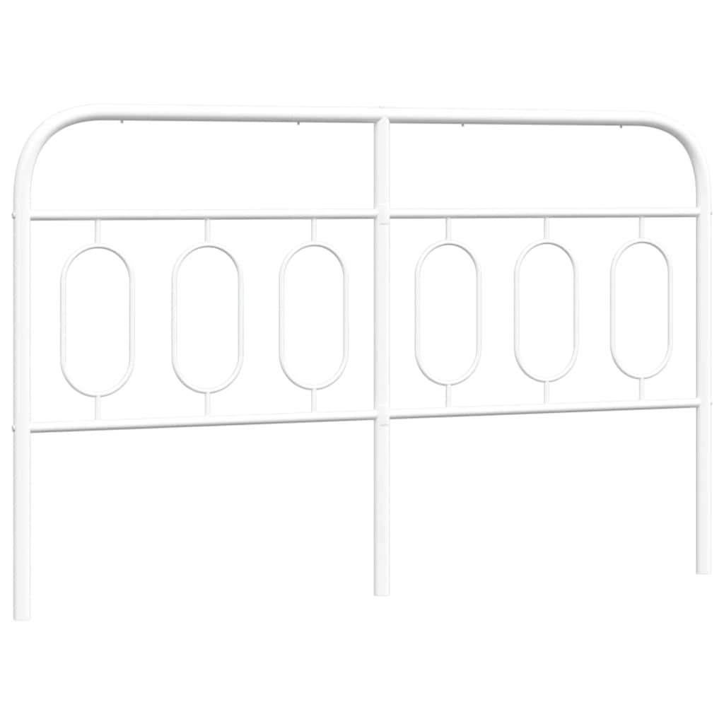 Metalno zamjensko uzglavlje bijelo 140 cm