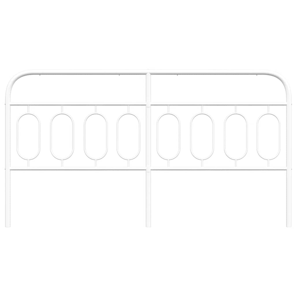 Metalno zamjensko uzglavlje bijelo 160 cm