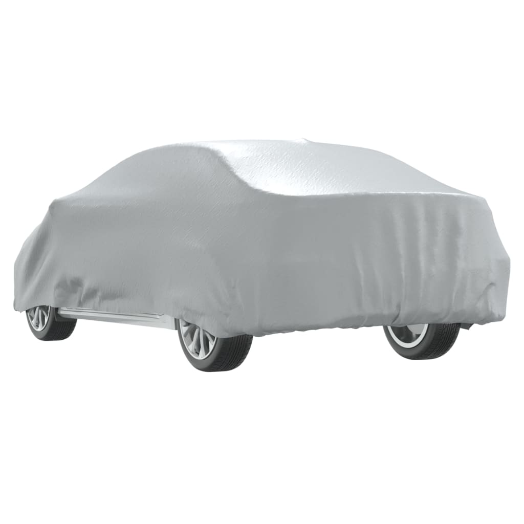 Automobilska navlaka za limuzinu s trakama s kopčom srebrna XL