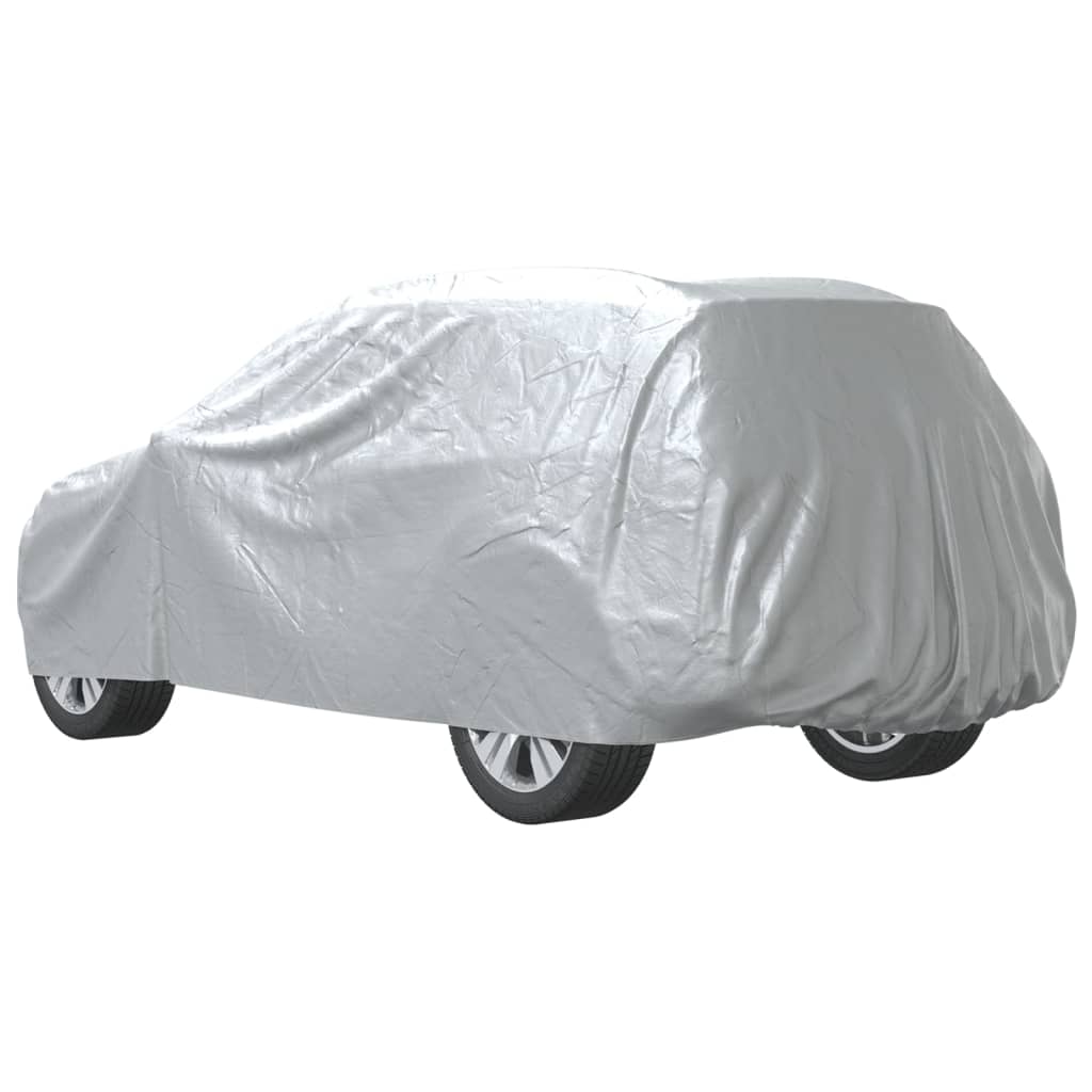 Automobilska navlaka za SUV s trakama s kopčom srebrna XL