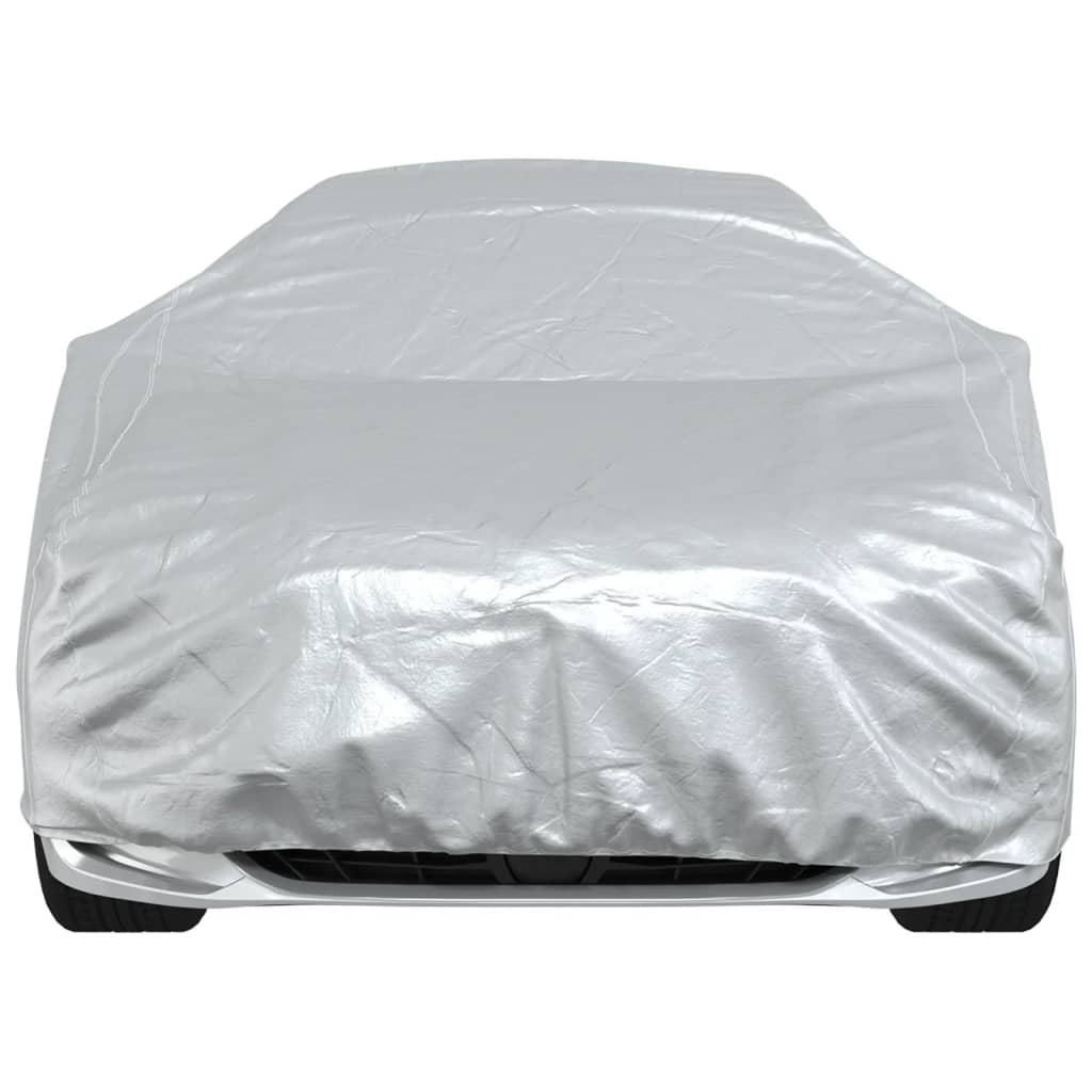 Automobilska navlaka za limuzinu s trakama srebrna XXL PEVA