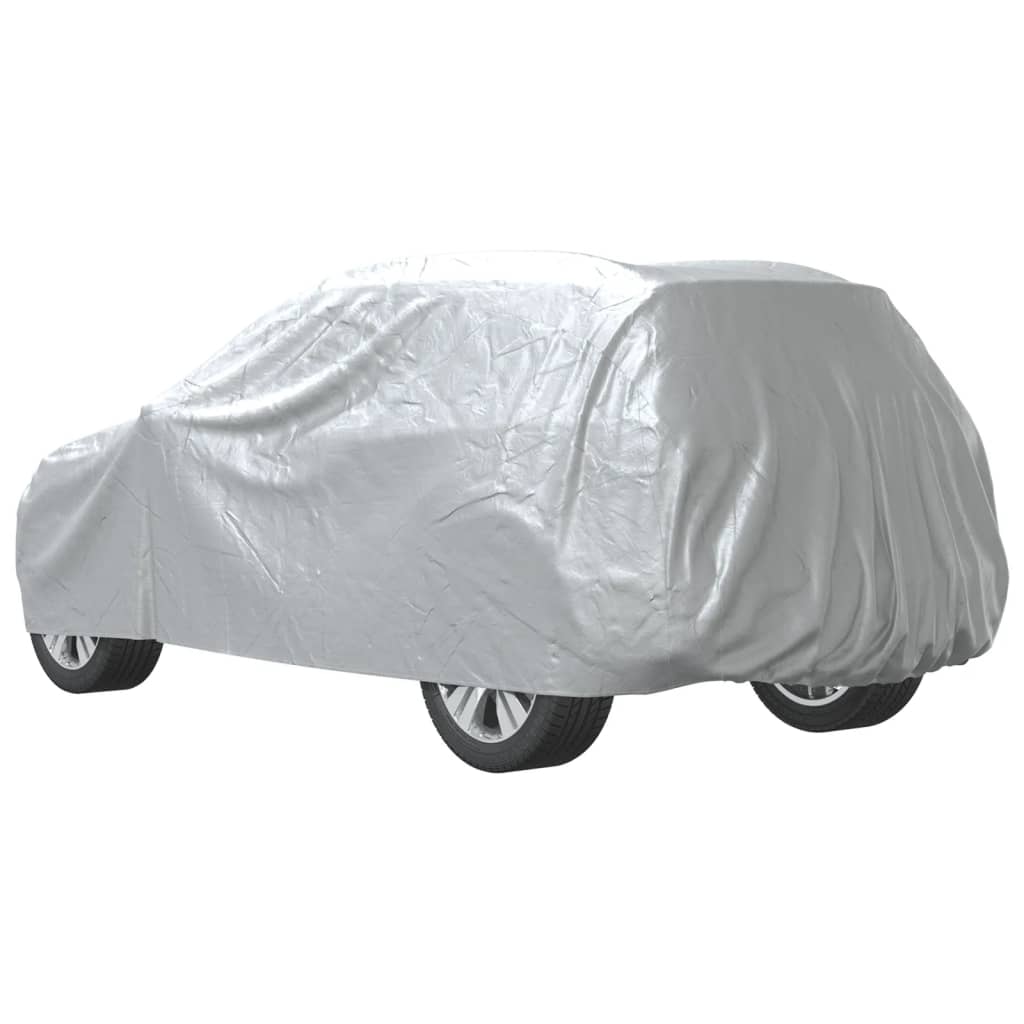 Automobilska navlaka za cijeli SUV s trakama srebrna XL PEVA