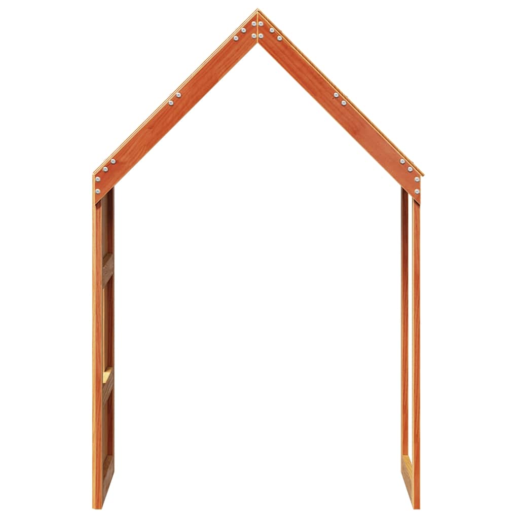 Krov za dječji krevet voštano smeđi 60 x 99 x 139,5 cm borovina