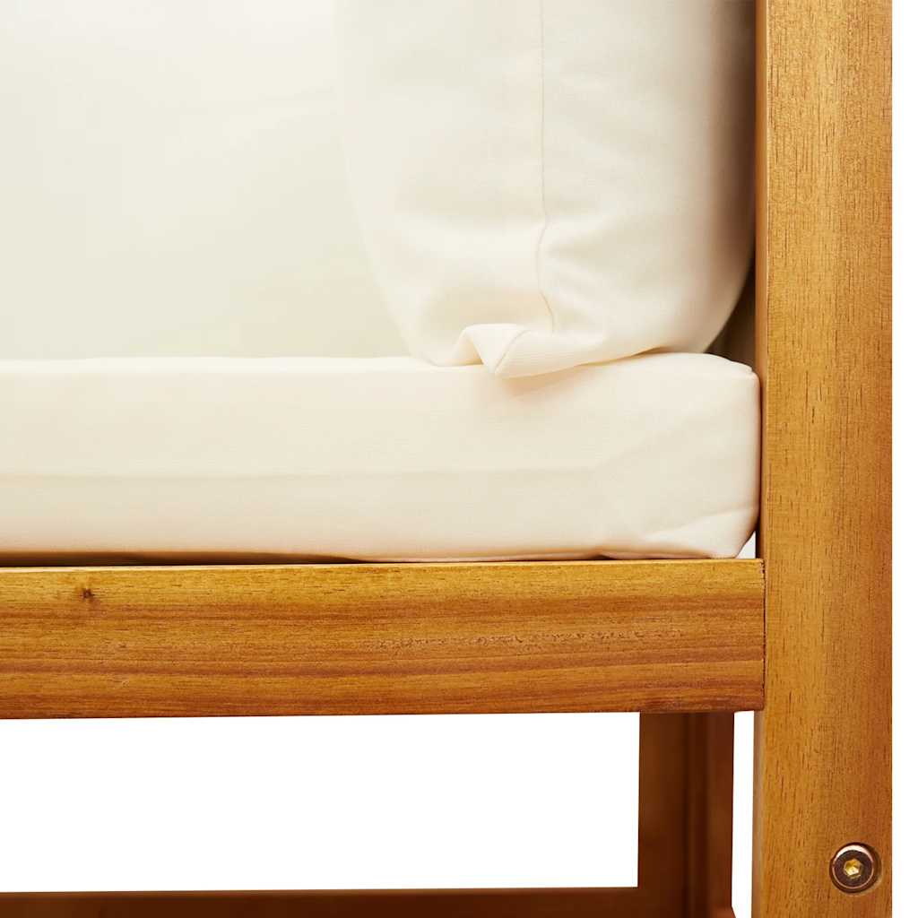 Vrtni set od 3 dijela s jastucima, akacija i ratan