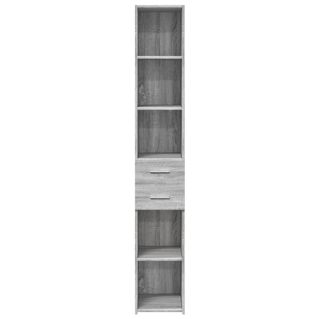 Visoka komoda boja hrasta 30x42,5x185 cm od konstruiranog drva