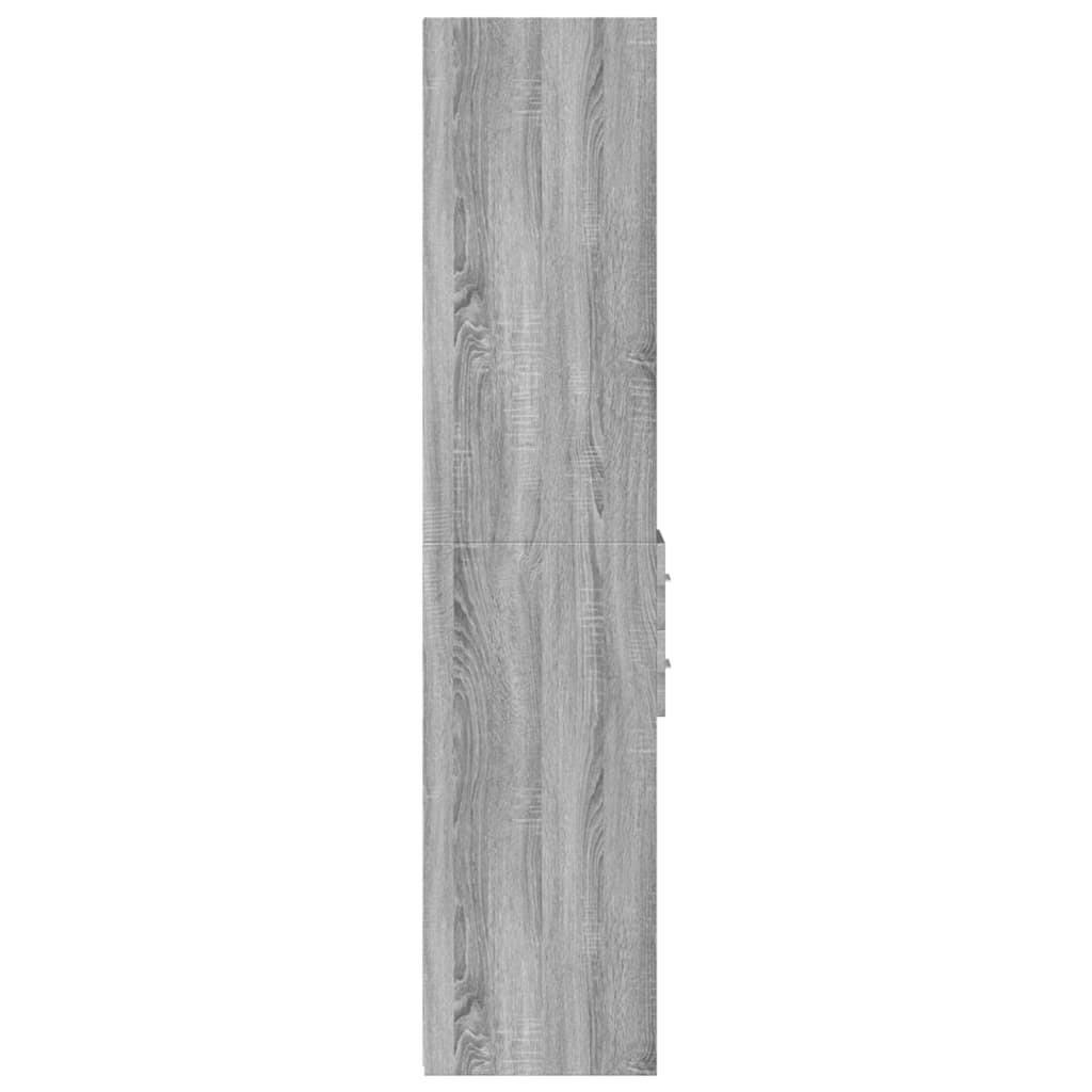 Visoka komoda boja hrasta 30x42,5x185 cm od konstruiranog drva