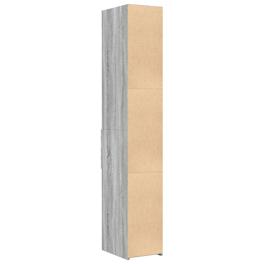 Visoka komoda boja hrasta 30x42,5x185 cm od konstruiranog drva