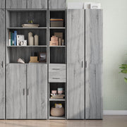 Visoka komoda boja hrasta 30x42,5x185 cm od konstruiranog drva