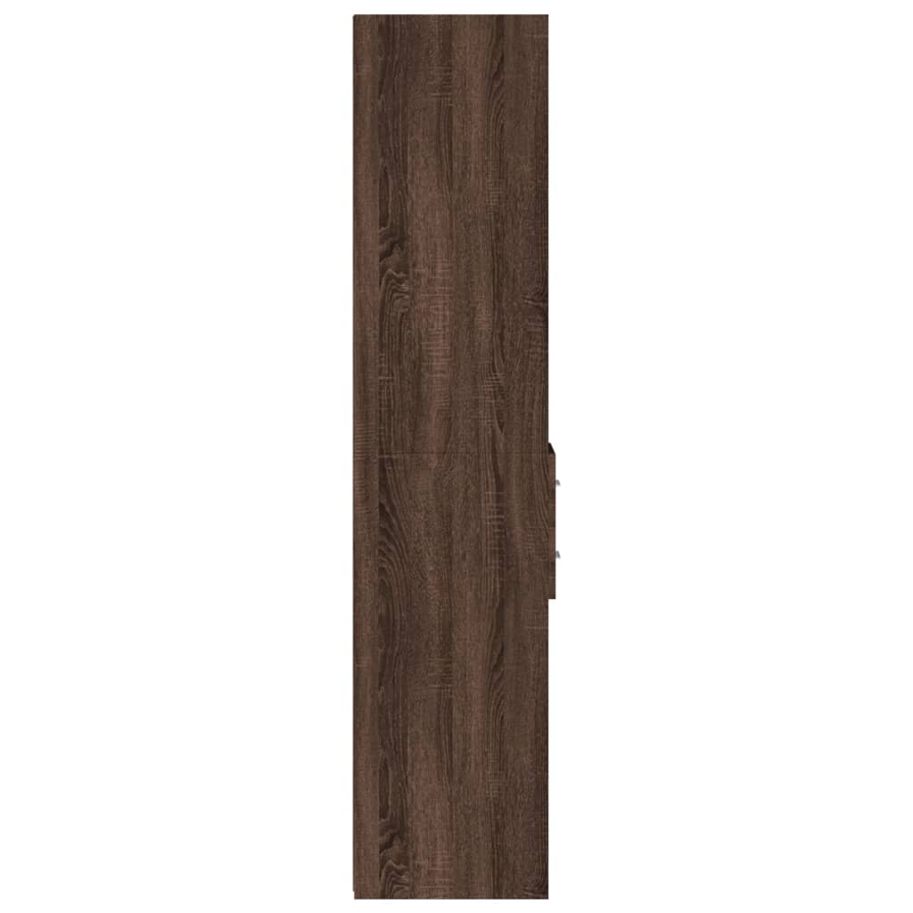 Visoka komoda boja hrasta 30x42,5x185 cm od konstruiranog drva