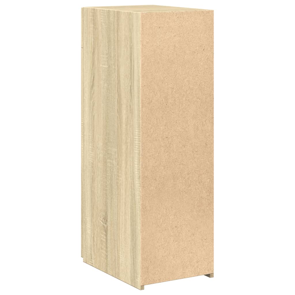 Komoda boja hrasta sonome 30x42,5x93 cm od konstruiranog drva
